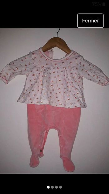 Pyjama petit bateau fille 6 mois