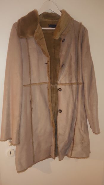 Manteau long camel