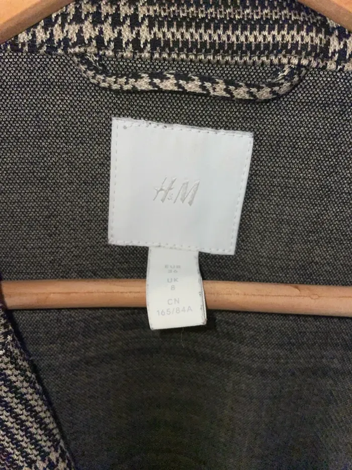 blazer à carreaux marron - photo numéro 5
