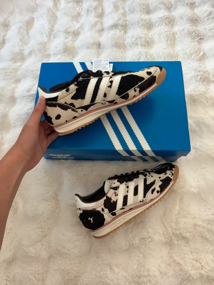 Exclusivité ASOS - adidas Originals - SL 72 OG - Baskets - Imprimé vache - photo numéro 9