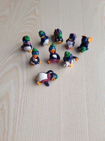 Lot 9 pingouins kinder