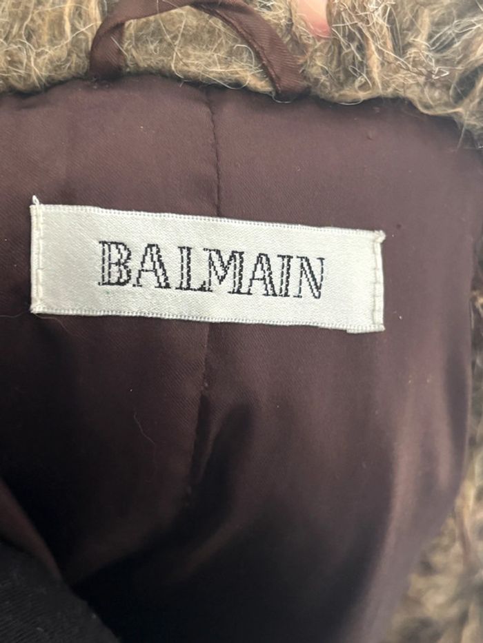Doudoune avec grand col faux fur - Balmain taille 36 - photo numéro 6