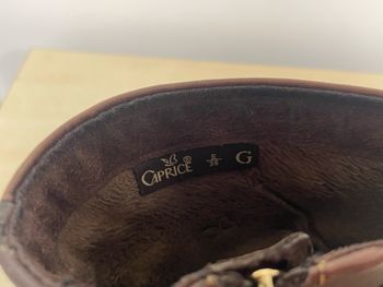 Boots caprice marron 