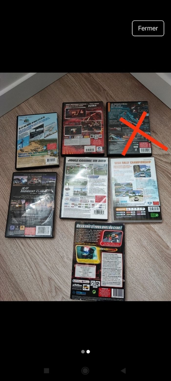 Lot de 6 jeux PC DVD-ROM - photo numéro 2