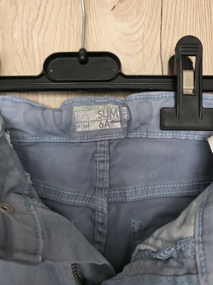 LOTS DE 2 PANTALON GARÇON SLIM ELASTHANNE KIABI TAILLE 5ANS - photo numéro 7