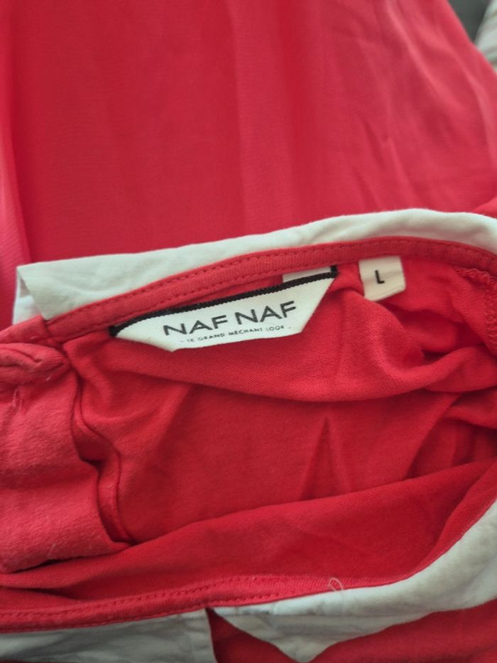 T-shirt rouge Naf Naf - photo numéro 6