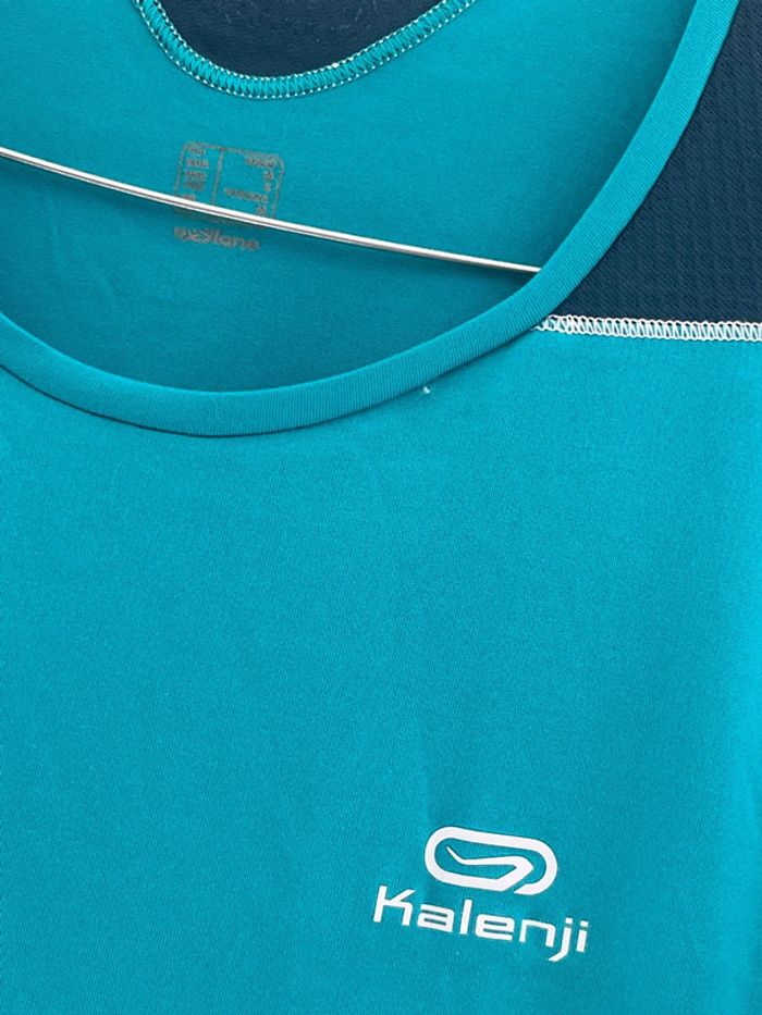 Tee shirt bleu kalenji - photo numéro 3
