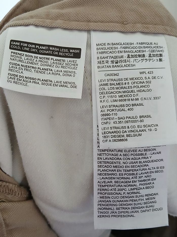 Short/bermuda Levi's Homme Taille 46 - photo numéro 6