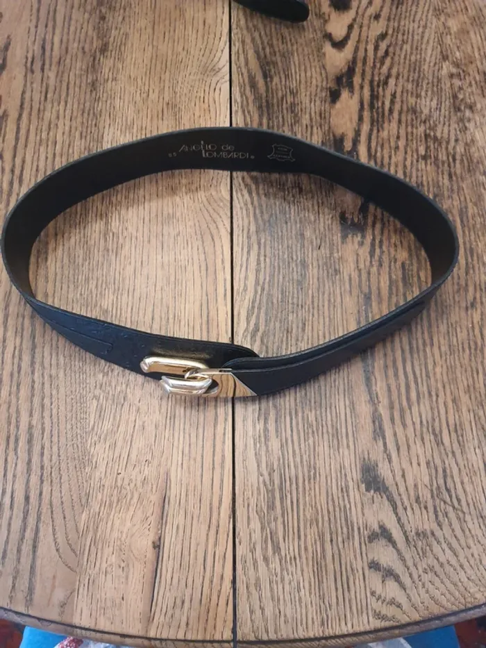 Jolie Ceinture cuir Angelo de Lombardi 85cm - photo numéro 17