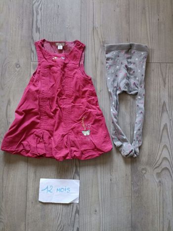 Ensemble robe et collant hiver