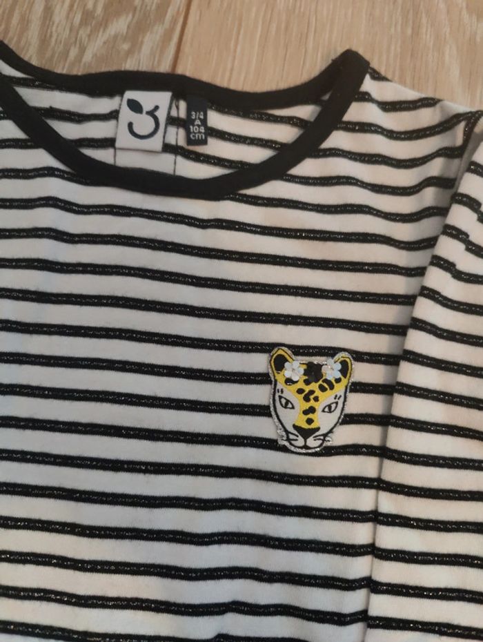 Tee shirt ML 3 pommes - photo numéro 2
