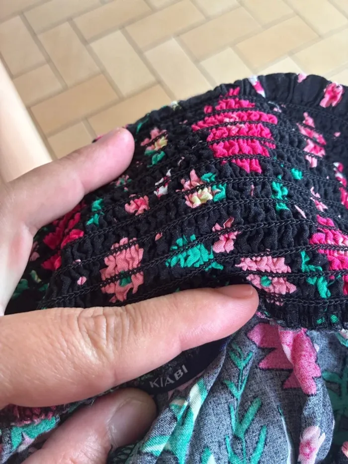 Joli pantalon fluide fleuri Kiabi - photo numéro 3
