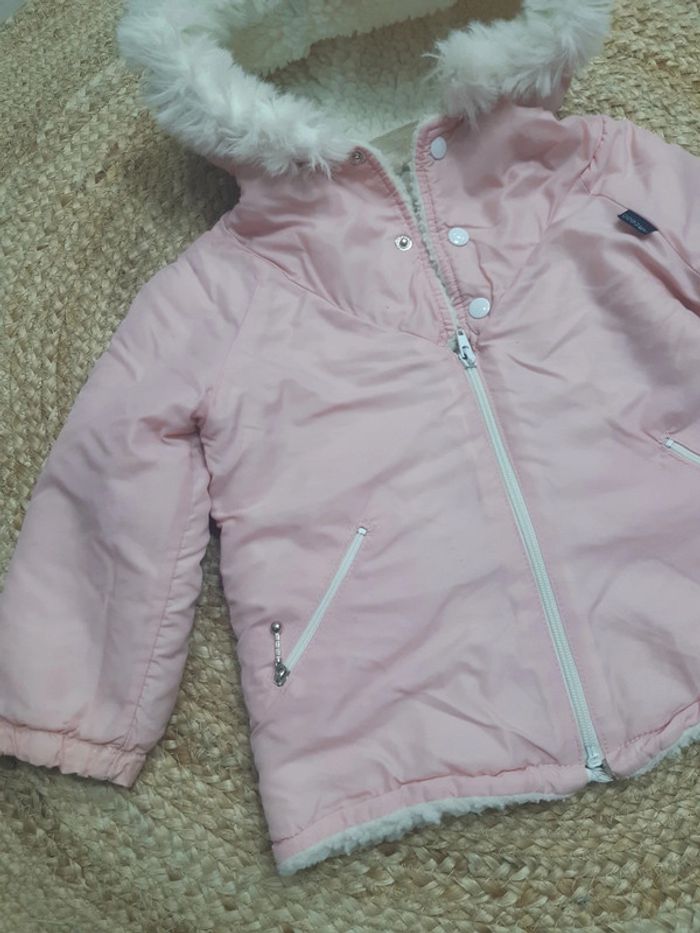 Manteau chaud à capuche 3 ans - photo numéro 3