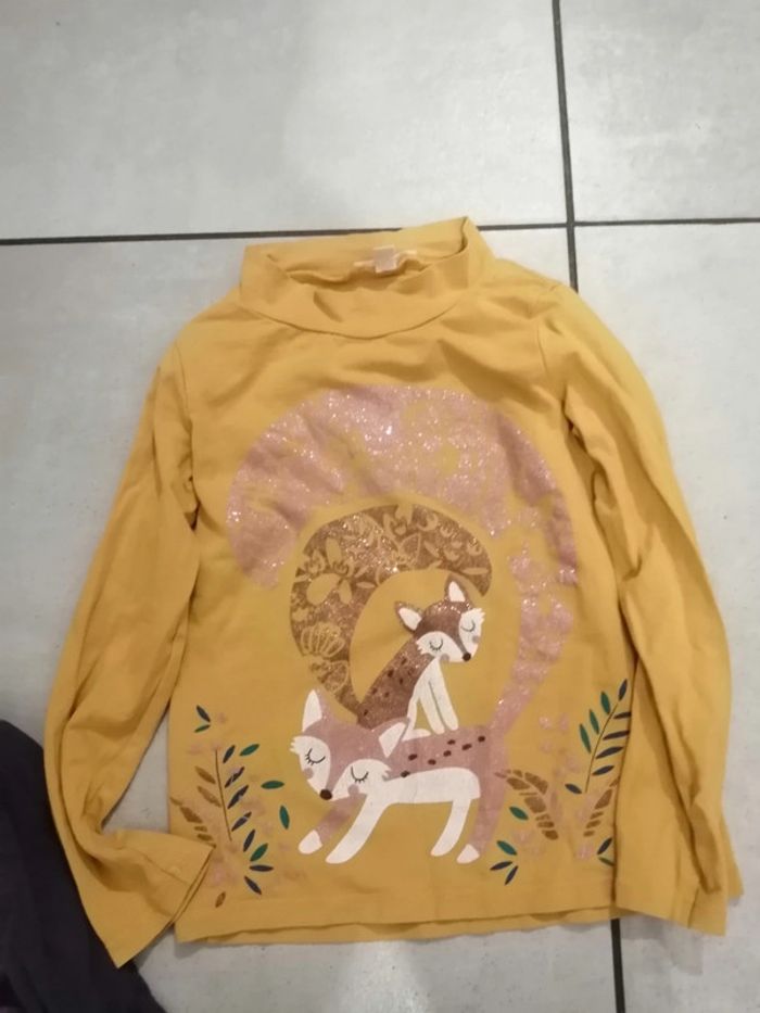 Lot 2 t shirts Manches longues 6ans DPAM - photo numéro 3