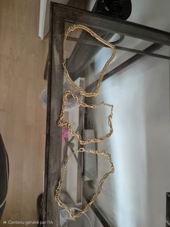 Lot de 3 colliers fantaisie