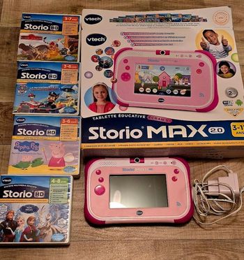 Storio max 2.0 + 4 jeux