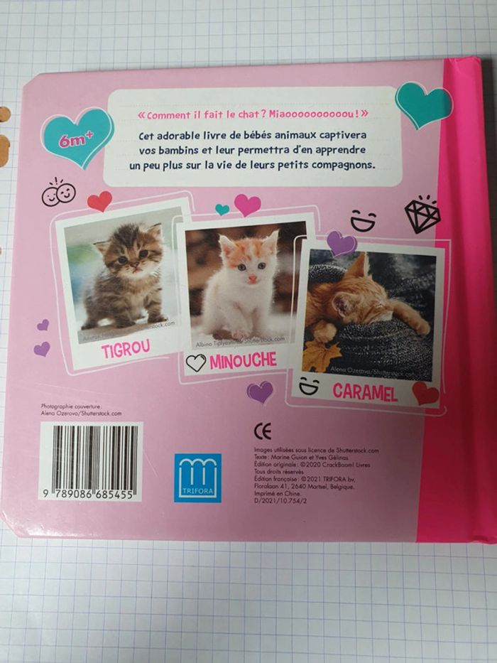 Livre bébé sur les chats 🐱 - photo numéro 2