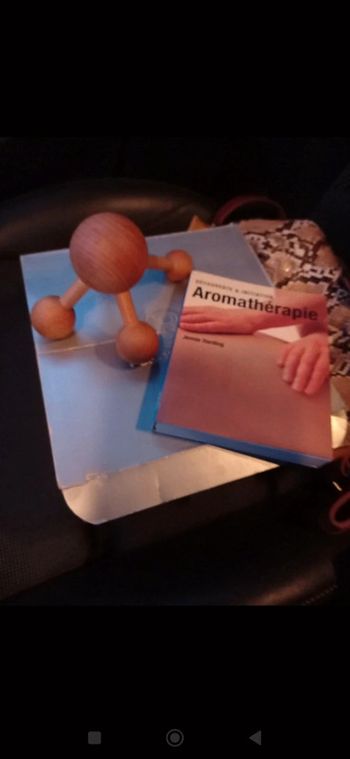 Livre aromathérapie et boule massage