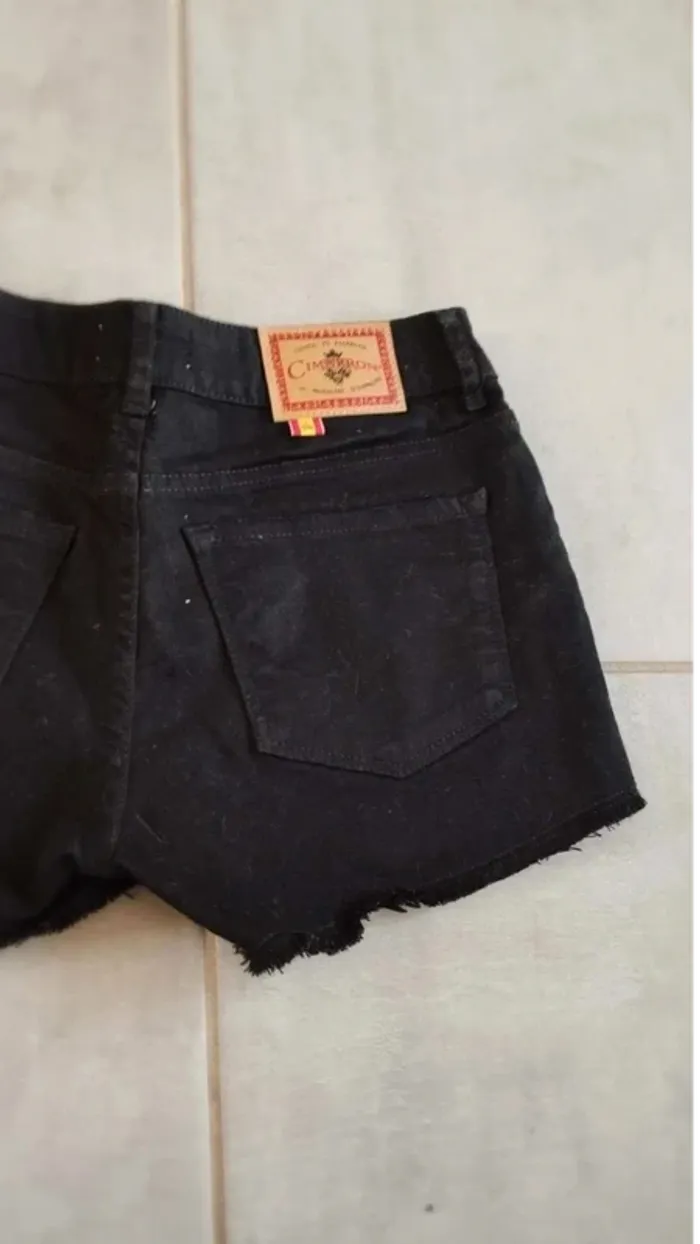 Short en jeans noir taille 36 cimarron - photo numéro 5