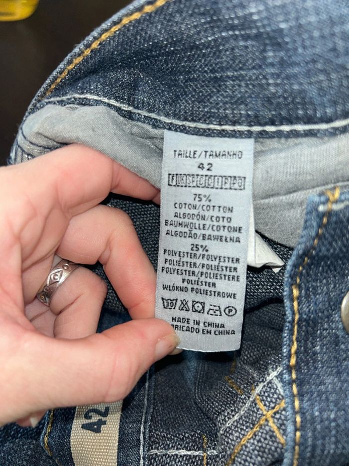 Jeans bleu marine taille 42 - photo numéro 6