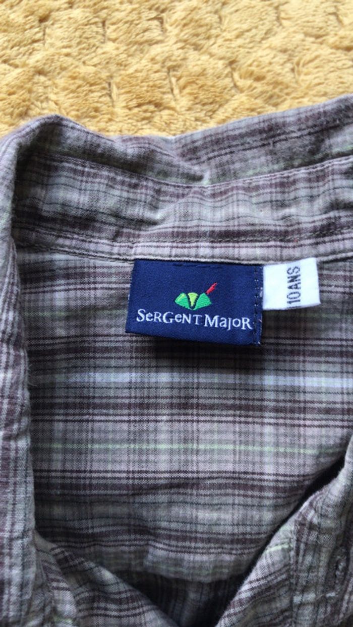 Sergent major chemise taille 10!ans - photo numéro 8