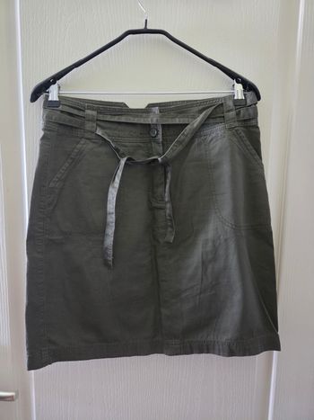 Jupe kaki 100% coton - Nothing Else - Taille 40 (L)
