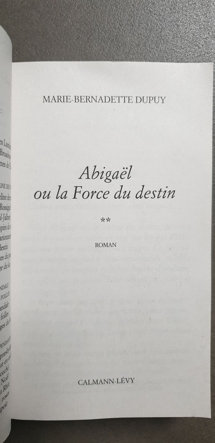 Série complète "ABIGAËL" – Marie-Bernadette Dupuy – LIVRES NEUFS 📚 - photo numéro 6
