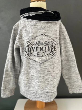 Sweat gris garçon