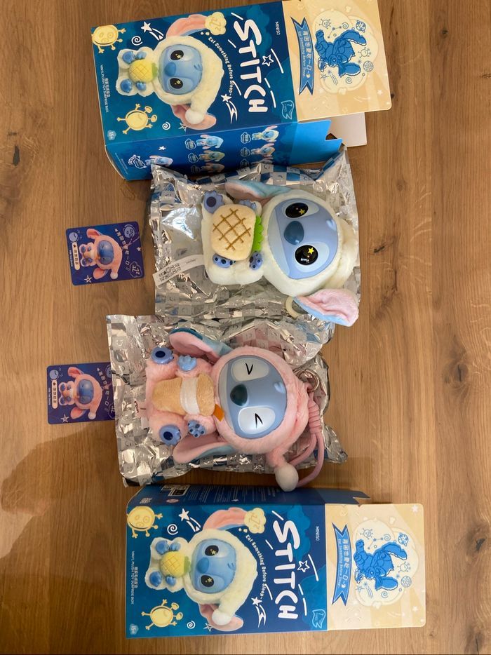2 labubu stich neuf