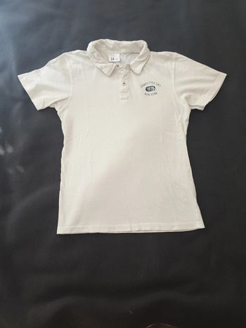 Polo blanc garçon Taille 14 ans marque complices