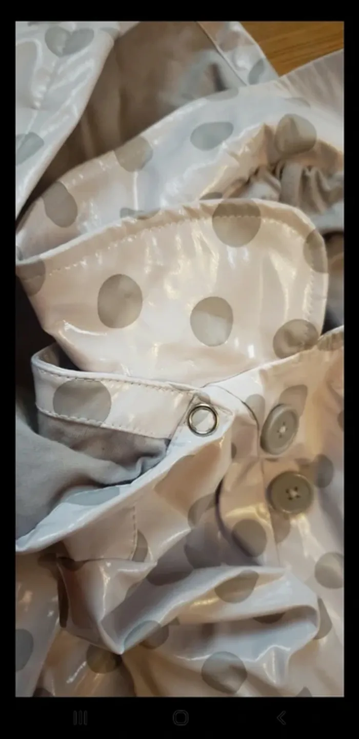 Ciré imperméable veste bébé fille 6 mois neuf automne mi saison basic - photo numéro 5