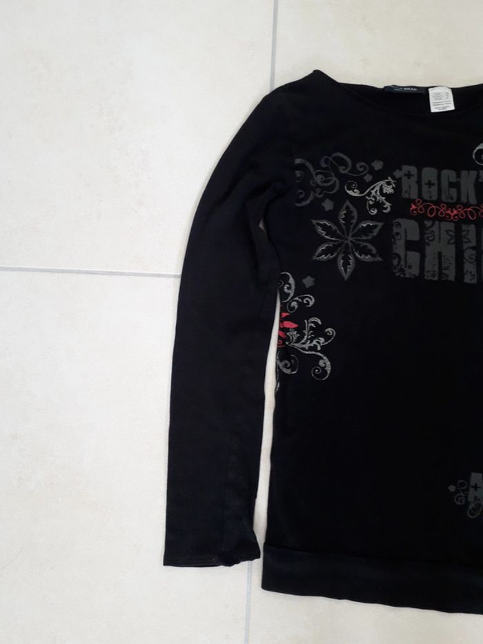 T-shirt manches longues - t 14 ans - photo numéro 3