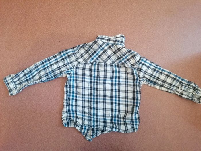 Chemise à carreaux garçon - photo numéro 2