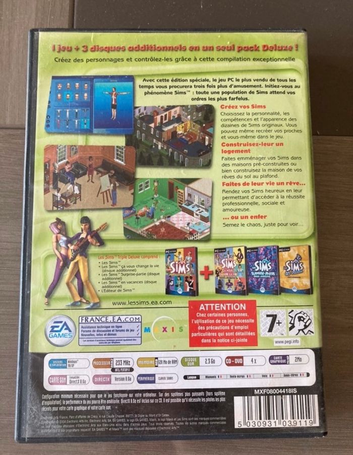 Les Sims : Triple deluxe PC - photo numéro 3