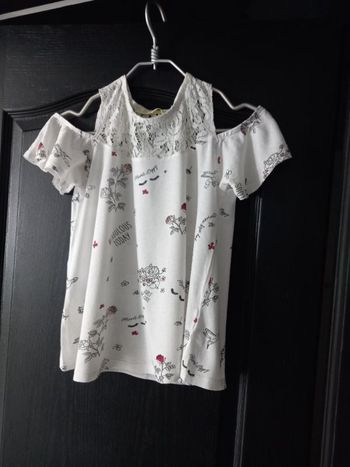 Tee-shirt dentelle
