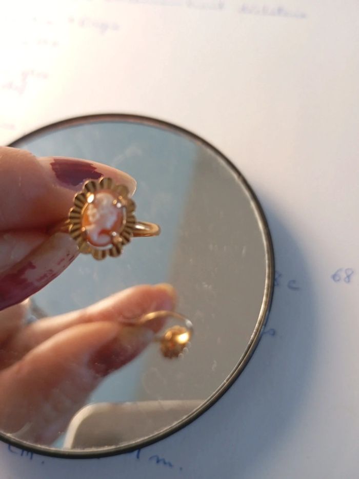 Bague plaqué or - photo numéro 2