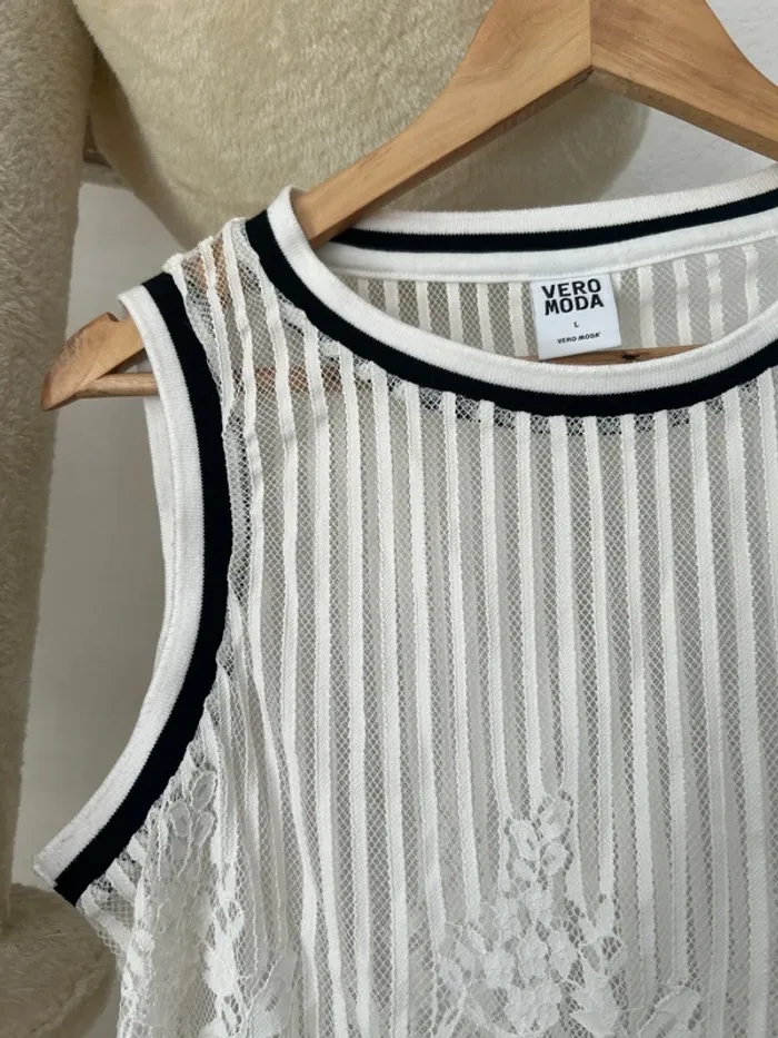 Débardeur en dentelle Vero Moda - photo numéro 4