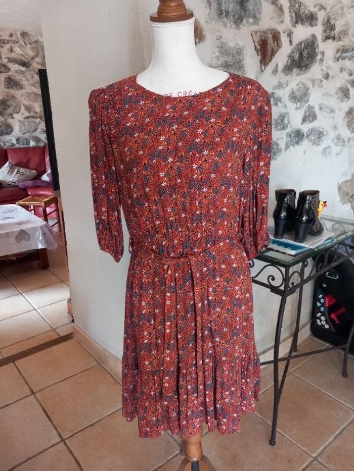 Robe manches 3/4