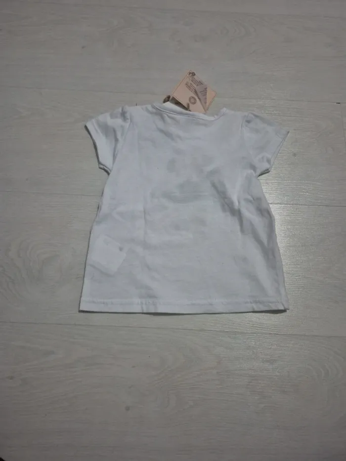 T-shirt blanc minnie 18M - photo numéro 5