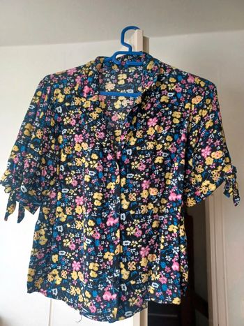 Blouse à fleurs