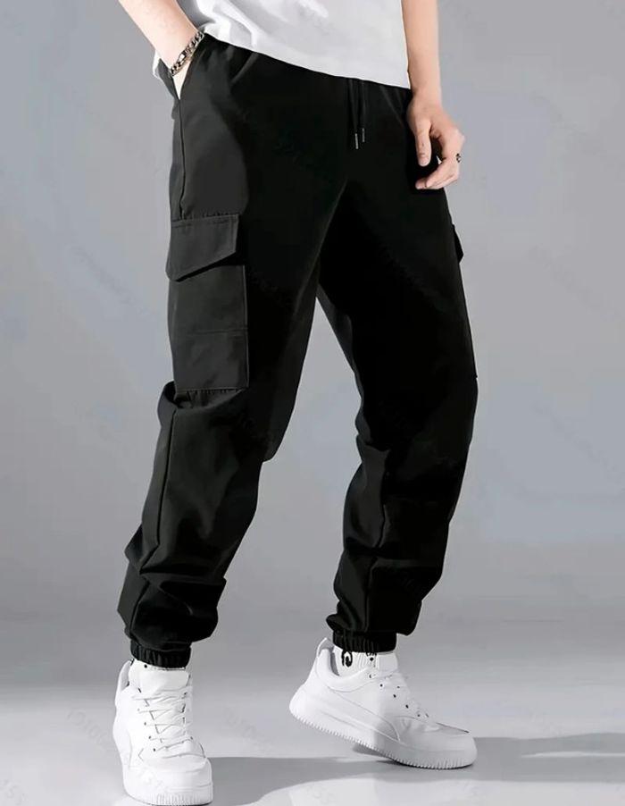 Pantalon cargo , noir , neuf , taille L - photo numéro 2