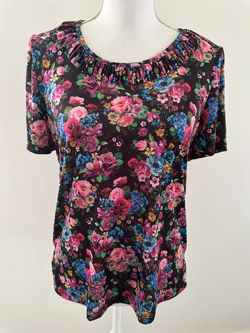 T-shirt à fleurs multicolore Vintage TM