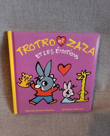 Livre Trotro et Zaza et les émotions