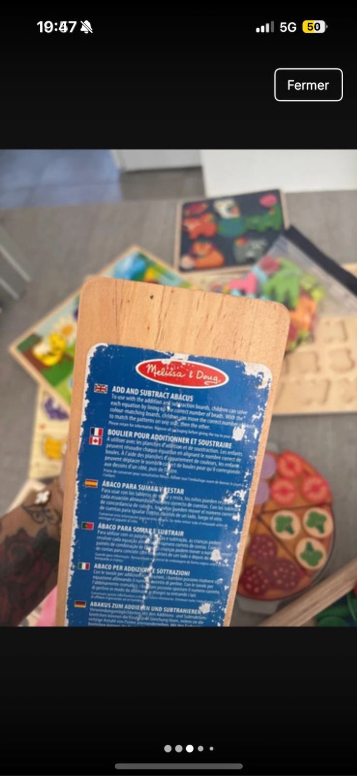 Lot jeu en bois - photo numéro 3