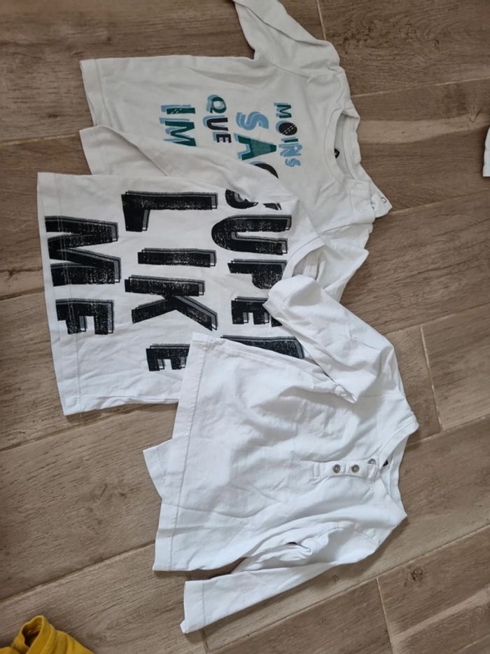 Lot de 3 t-shirt manches longues 12 mois