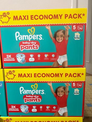Pampers T5 - 172 couches 