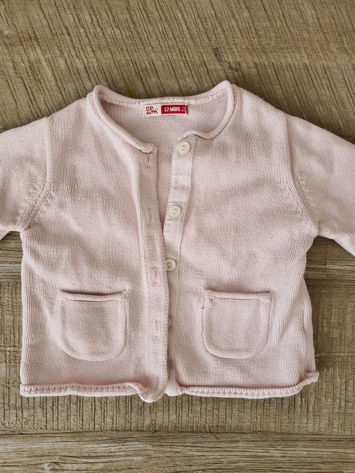 Gilet bebe fille rose pâle dpam 12 mois
#marinecm38fille12m - photo numéro 4