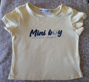 T-shirt manche courte bébé