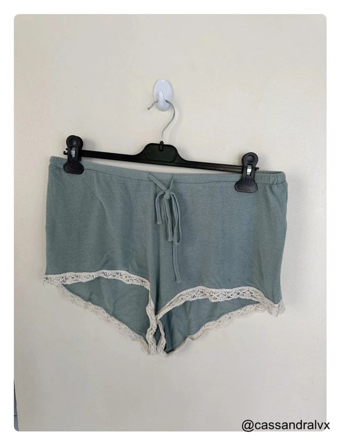 Short pyjama bleu Undiz