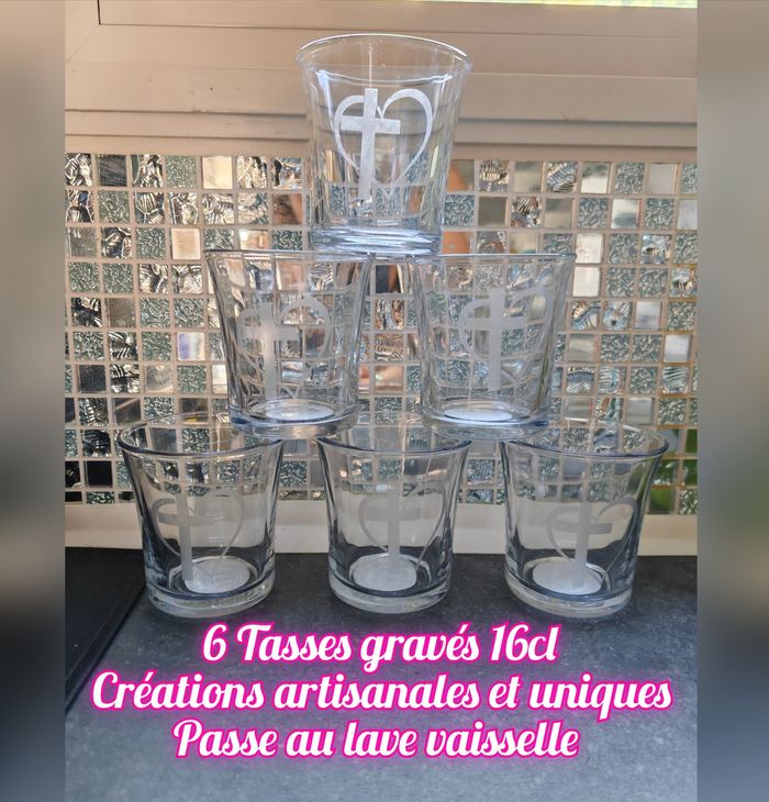 Tasses gravés 16cl